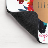 Blumenkupfer-Kreis inspirierend Wörter und Ihren N Mousepad (Ecke)