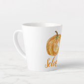 Blumenkürbis Individuelle Name Fall Milchtasse (Linke Ecke)