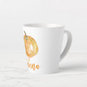 Blumenkürbis Individuelle Name Fall Milchtasse (Rechte Ecke)