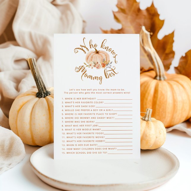 Blumenkürbis Wer das beste Duschspiel der Mama ken (Von Creator hochgeladen)