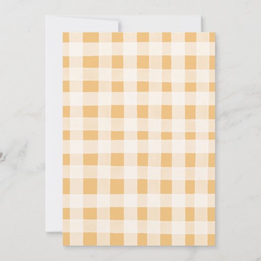 Blumenkürme, die er oder sie Geschlecht offenbaren Einladung (Rückseite)