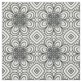 Blumenlabyrinth-Stoff Stoff