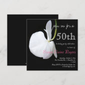 Blumenladen 50. Geburtstag Einladung (Vorne/Hinten)