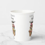 Blumenladen auf dem heimischen Markt Girl Baby Sho Pappbecher (Links)