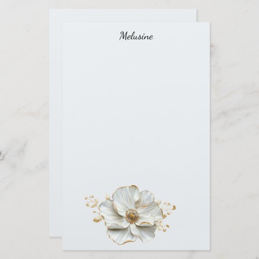 Blumenläden Briefpapier (Vorne/Hinten)