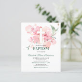 Blumenladen/BUDGET- Taufe für Mädchen. (Stehend Vorderseite)