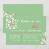 Blumenläden Einladung (Vorne/Hinten)