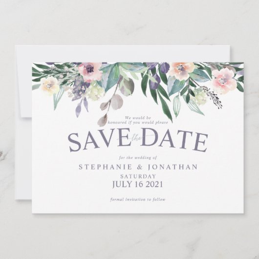 Blumenladen Einladung (Vorderseite)