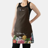 Blumenladen Florist Blume Border Dark Schürze (InSitu)