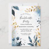 Blumenladen Junggeselinnen-Abschied Einladung (Vorderseite)