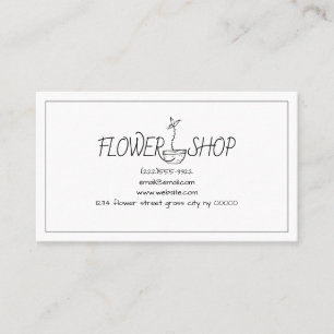 Blumenladen Landschafts- und Gartengestaltung Visitenkarte