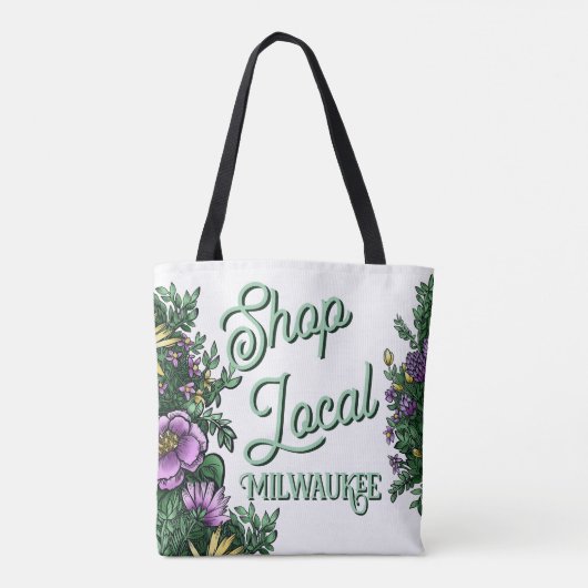 Blumenladen lokal, Stadt Tasche (Rückseite)