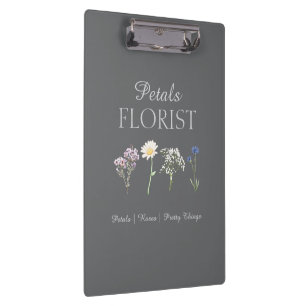 Blumenladen-Organizer für Floristen Klemmbrett