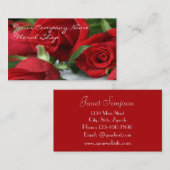 Blumenladen Visitenkarte (Vorne/Hinten)