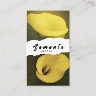 Blumenladen Visitenkarte