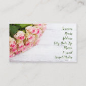 Blumenladen Visitenkarte (Rückseite)