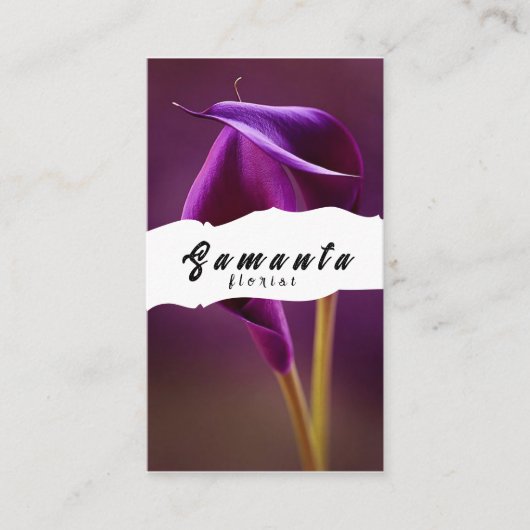 Blumenladen Visitenkarte (Vorderseite)