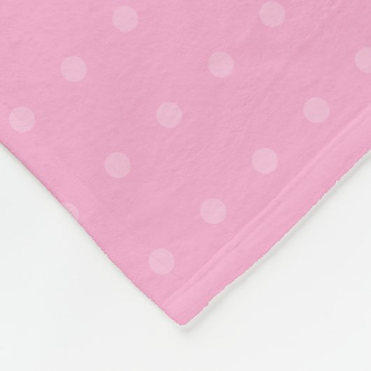 Blumenlama-Alpaka-Rosa-personalisiertes Mädchen Fleecedecke (Ecke)