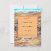 Blumenlandschaft Frühjahr Flachbild Save the Date  (Vorderseite)