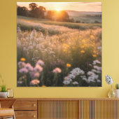 Blumenlandschaft Leinwanddruck (Insitu (Wohnzimmer))