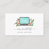 BlumenLaptop | Virtual Assistant Visitenkarte (Vorderseite)