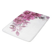 *~* Blumenlavendelmagentaroter Hydrangea Badematte (Schrägansicht)