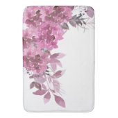 *~* Blumenlavendelmagentaroter Hydrangea Badematte (Vorderseite Vertikal)