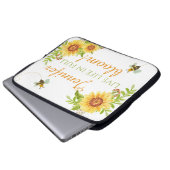 Blumenleben im Personalisierten Notebook im Vollbl Laptopschutzhülle (Vorne Knopf)