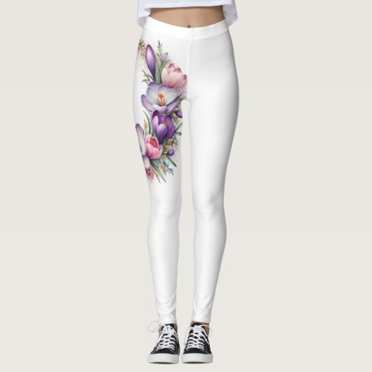 Blumenlegging Leggings (Vorderseite)