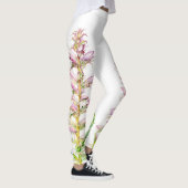 BlumenLeggings des rosa lila Bärnhinterteils Leggings (Rechts)