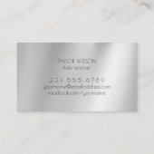 Blumenlehrer-Visitenkarte Visitenkarte (Rückseite)