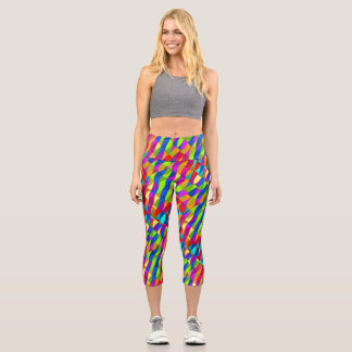 Blumenleistungsverwirrung Capri Leggings