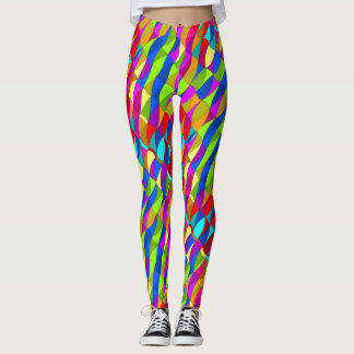 Blumenleistungsverwirrung Leggings