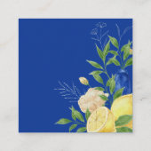 Blumenlemon Mediterrane Hochzeiten Details Begleitkarte (Rückseite)