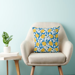 Blumenlemon Sketch Hand Drawing - Schubkissen Kissen