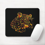 Blumenleopard Mousepad (Mit Mouse)