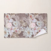 Blumenleopard Tierdruckhandtuch-Set Badhandtuch Set (Handtuch)