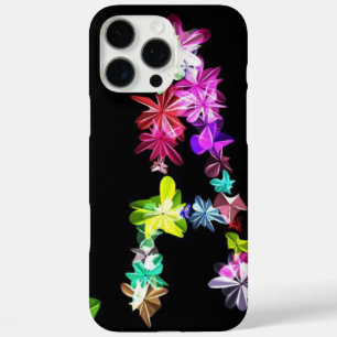 Blumenletter A Kunst Druck iPhone 16 Pro Max Hülle