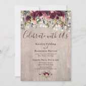 Blumenleuchten feiern mit unserem Empfang Einladung (Vorderseite)