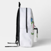 Blumenliebe  bedruckter rucksack (Links)