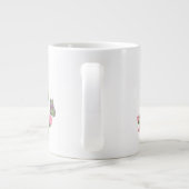 Blumenliebe Jumbo-Tasse (Rückseite)