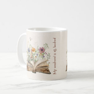 Blumenliebhaber Buch Kaffeetasse