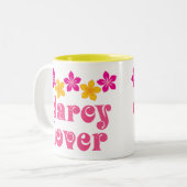 Blumenliebhaber-Geschenk Jane Austens Darcy Zweifarbige Tasse (Vorderseite Links)