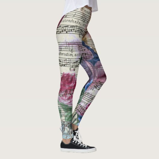 Blumenlieder Leggings (Rechts)