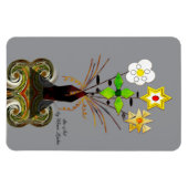 "Blumenlieferung" (4 x 6 flexibel) Magnet (Horizontal)
