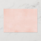 Blumenlilien Rosa Blütendusche Begleitkarte (Rückseite)