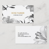 Blumenlilien-Visitenkarte Visitenkarte (Vorne/Hinten)