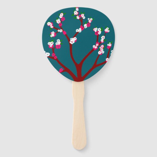 Blumenlüfter Fächer (Rückseite)