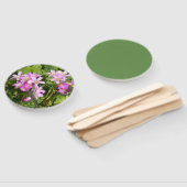 Blumenlüfter mit rosa Wildblumen Fächer (Non-assembled)