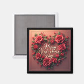 Blumenluxus Schöne Liebe Moderne Kollektion Magnet (Vorderseite/Rückseite)